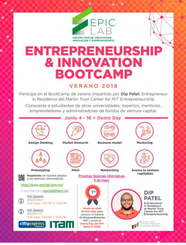 Sesión informativa del Entrepreneurship & Innovation Bootcamp