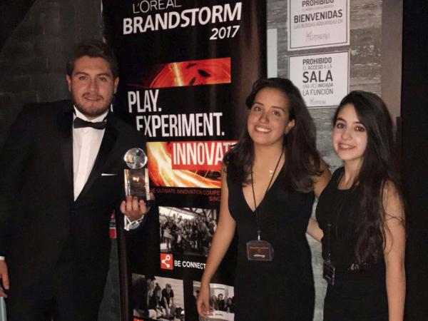 ITAM students win the national finals of the L’Oreal’s Brandstorm 2017