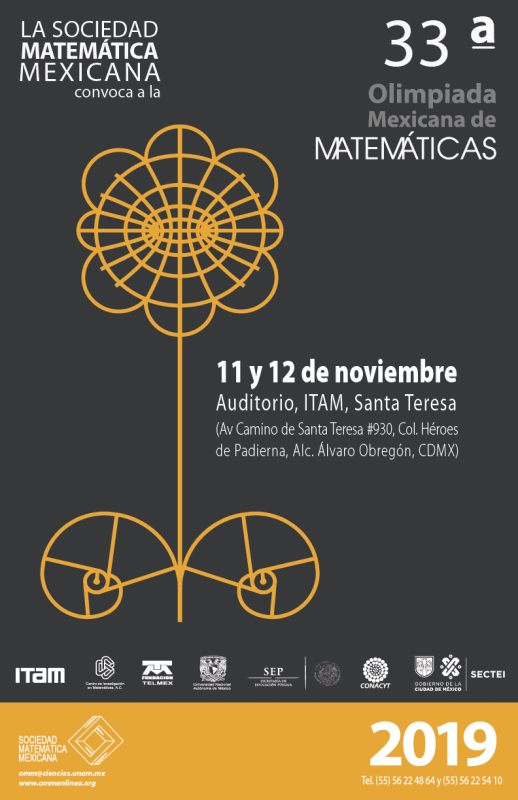 33a Olimpiada Mexicana de Matemáticas
