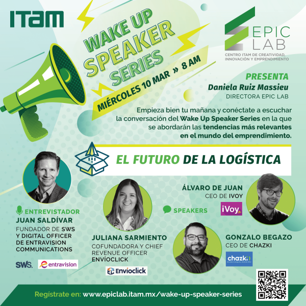 Póster WakeUp Speaker Series EPIC