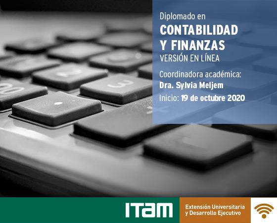 Póster Diplomado en Contabilidad y Finanzas Versión en Línea