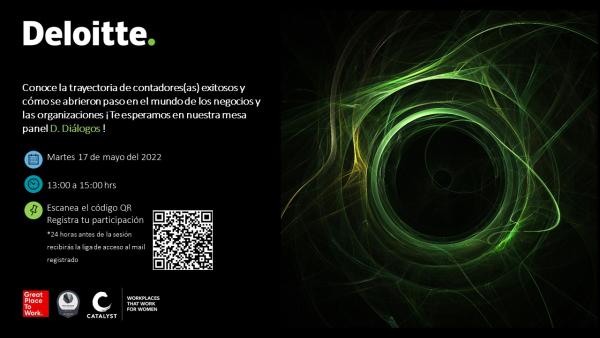 Póster Deloitte Diálogos – Contadores Públicos